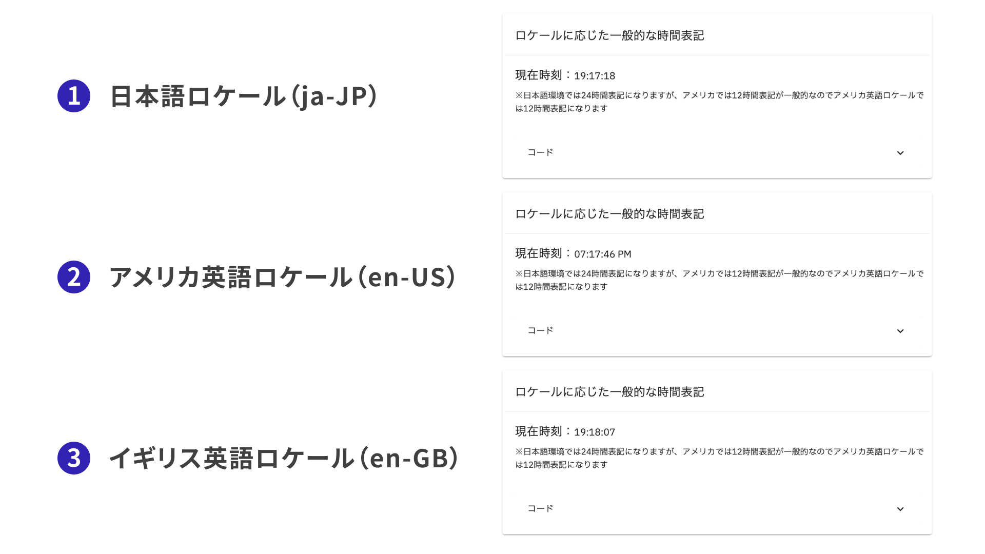 入力した数値がカンマ区切りへ変換される様子